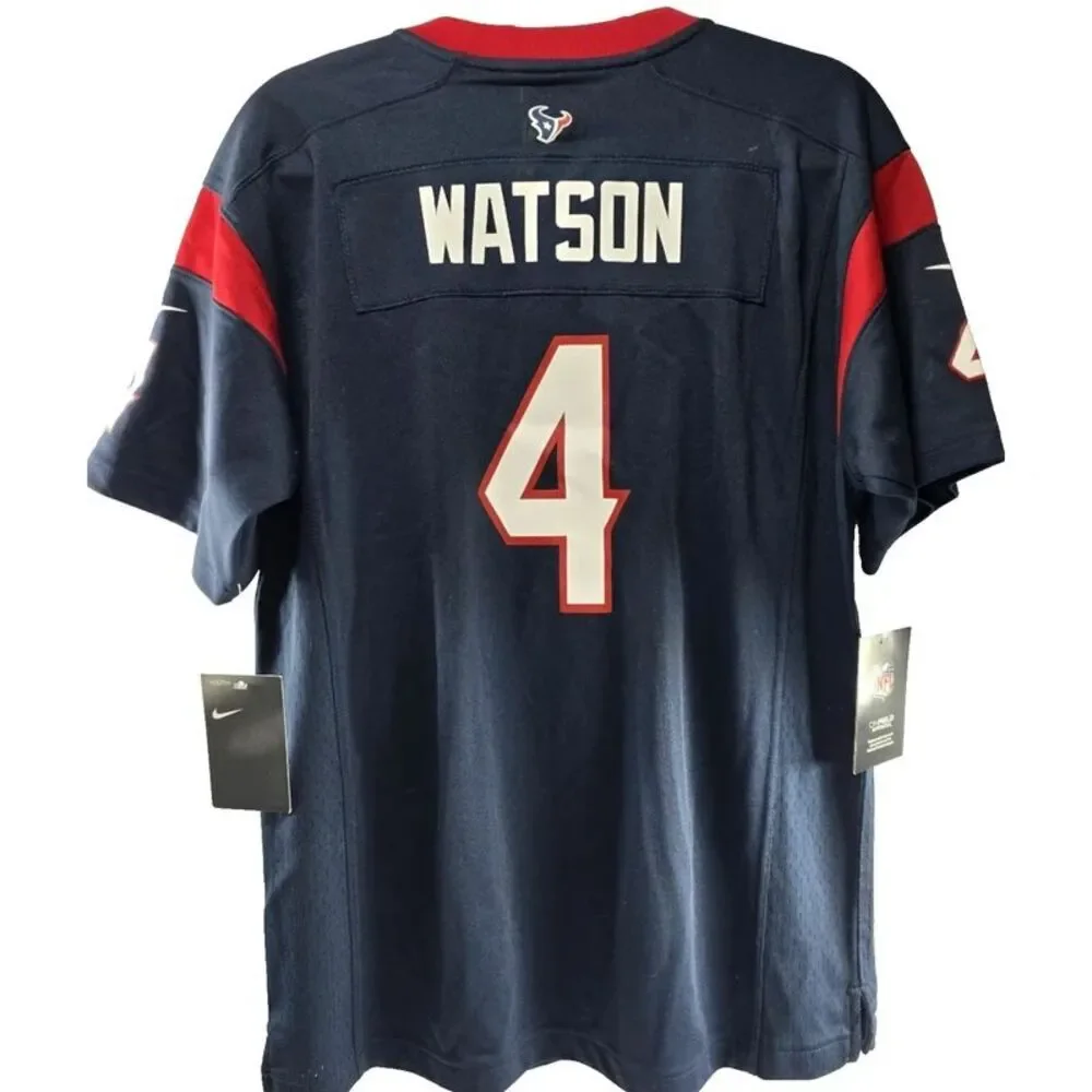 Deshaun Watson #4 Houston Texans NIKE On Field Jersey Youth XL (18/20) NWT